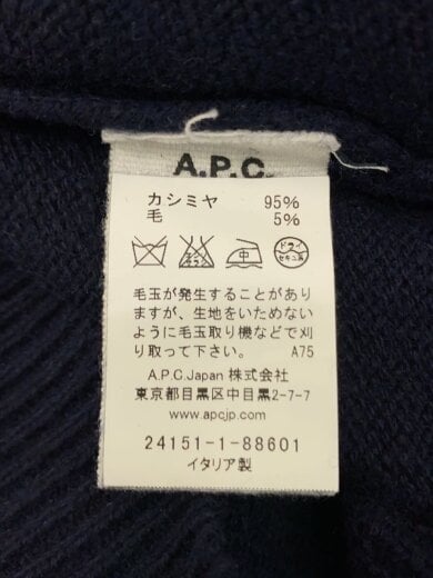 商品画像：ニット・セーター(薄手)/L/カシミア/NVY/24151-1-88601/年式考慮// 4