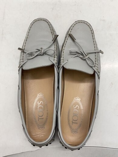 商品画像：シューズ/37/GRY/レザー/ドライビングシューズ 3