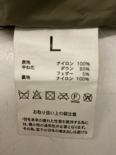 商品画像：ダウンジャケット/L/--/KHK/TAION 4