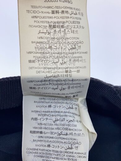 商品画像：キャップ/--/コットン/BLK/モノグラム/メンズ/200035.601564 6