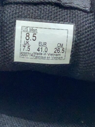 商品画像：ローカットスニーカー/26.5cm/BLK/キャンバス/500714 5