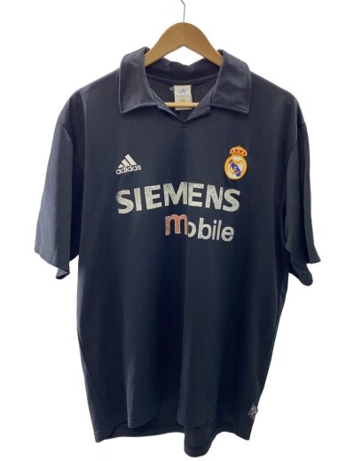 商品画像：ポロシャツ/XO/ポリエステル/BLK/ASR001/2002/Real Madrid/CLパッチ付き 1