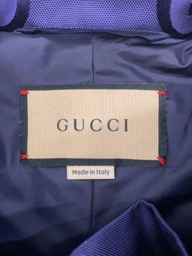 商品画像：ジャケット/46/ナイロン/NVY/総柄/685818/gg nylon hooded jacket// 3