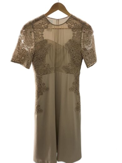 商品画像：半袖ワンピース/38/ポリエステル/BEG/CWF0195041// 1