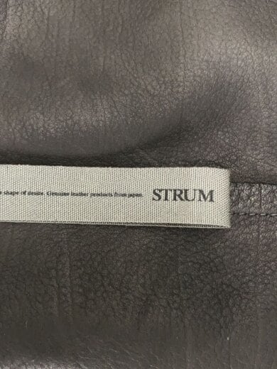 商品画像：コート/M/レザー/BLK/無地/STL061-03/RUSTオーバーコート// 3