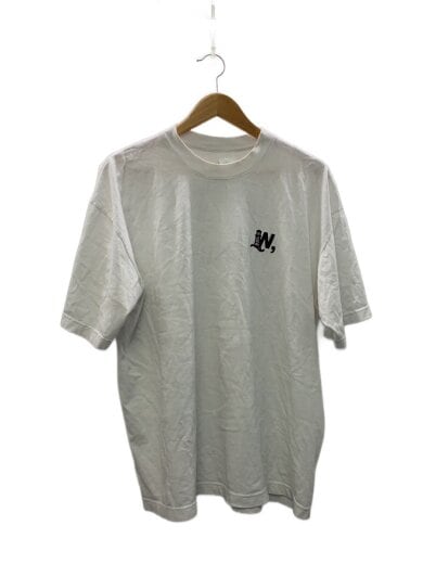 商品画像：WAKE SAPPORO/長袖Tシャツ/L/コットン/WHT/襟汚れ有/状態考慮// 1