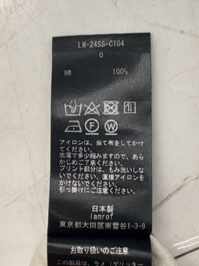 商品画像：Tシャツ/0/コットン/WHT/LM-24SS-CT04// 5