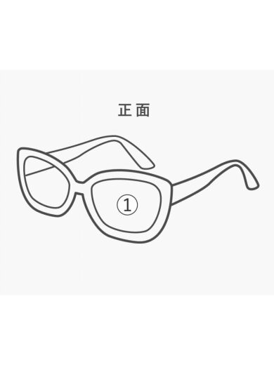 商品画像：サングラス/--/ベッコウ柄/BRW/CLR/レディース/SL95/ヨゴレ有/状態考慮// 8