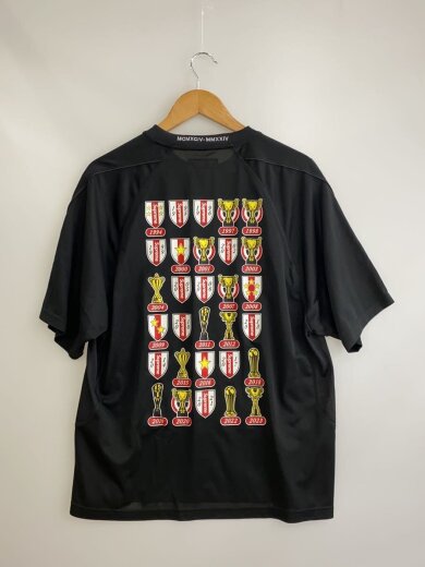 商品画像：Tシャツ/M/ポリエステル/BLK/無地/jacquard soccer jersey// 2