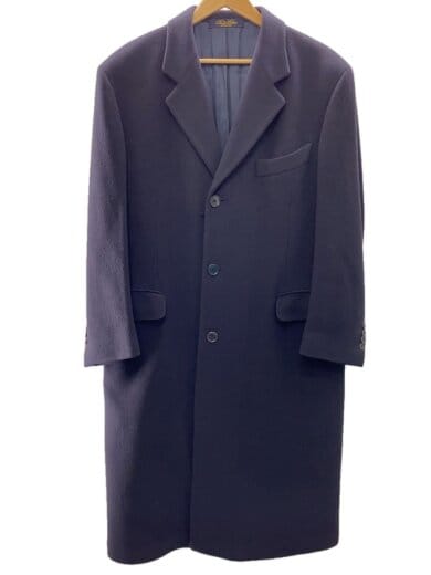 画像：BROOKS BROTHERSチェスターコート/42/ウール/NVY/90s/カシミヤ混//1