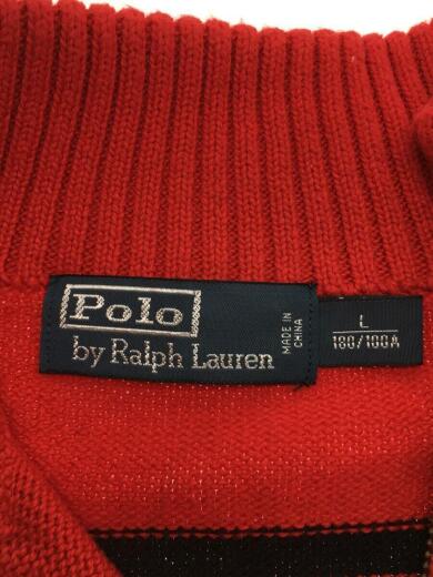 画像：POLO RALPH LAURENセーター(厚手)/L/コットン/RED3