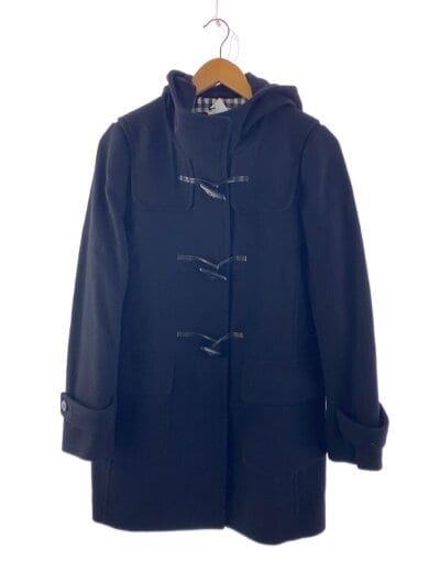 商品画像：ダッフルコート/--/ウール/BLK/無地 1