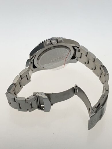 商品画像：クォーツ腕時計/アナログ/ステンレス/BLK/SLV/ーー/HYAKUICHI-001S 4