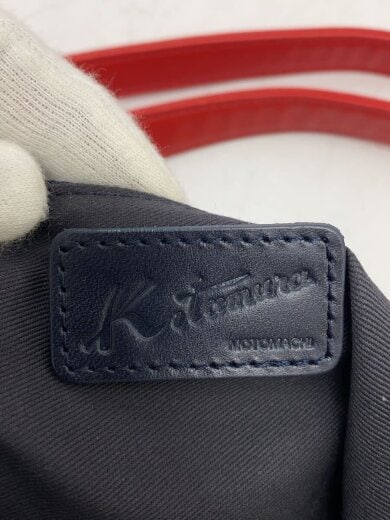 商品画像：ショルダーバッグ/レザー/NVY 5