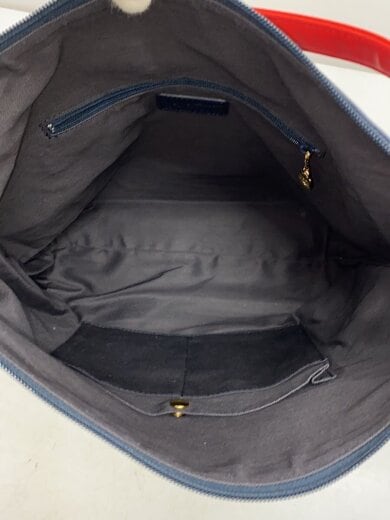 商品画像：ショルダーバッグ/レザー/NVY 6