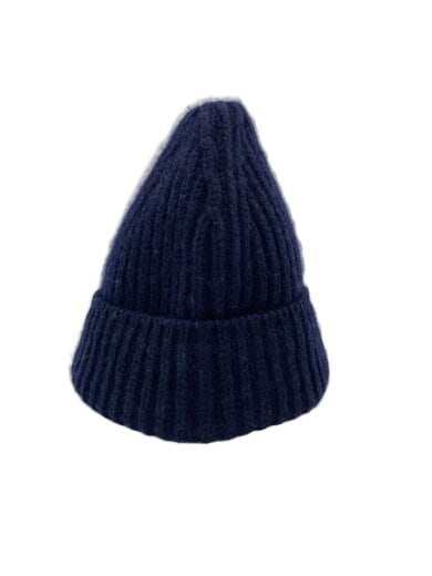 商品画像：ニットキャップ/--/NVY/無地/メンズ 1