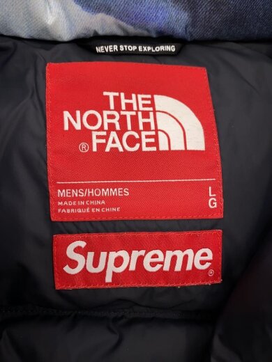 商品画像：SUPREME BLEACHED DENIM NUPTSE JACKET/L/ナイロン/BLU/総柄// 3