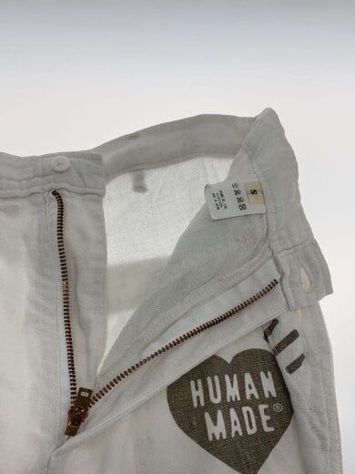 商品画像：リネンベイカーパンツ/S/リネン/ホワイト/総柄 3