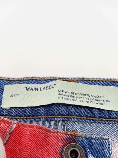 商品画像：スキニーパンツ/ブリーチ加工/30/コットン/レッド/OMYA002E19E52045 4