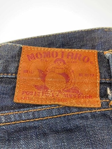 商品画像：出陣/デニムパンツ/セルビッチ/ピンク耳/34/コットン/ネイビー/無地 4