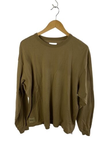 商品画像：GPS/LS/長袖Tシャツ/1/コットン/キャメル/無地/212ATDT-CSM23 1