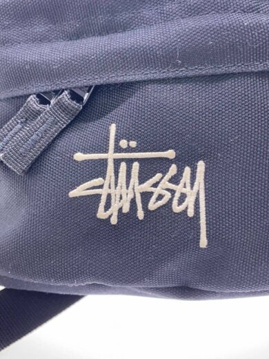 商品画像：ウエストバッグ/刺繍ロゴ/ポリエステル/コーデュラ/ブラック 5