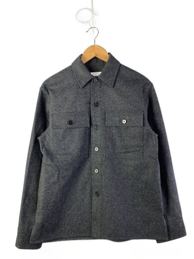 商品画像：Wool Overshirt/32/ウール/グレー/無地/J40DL0124 1