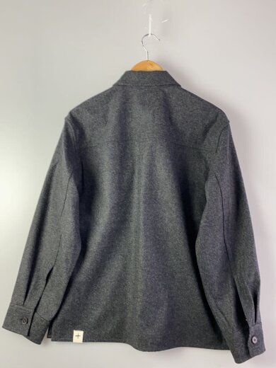 商品画像：Wool Overshirt/32/ウール/グレー/無地/J40DL0124 2