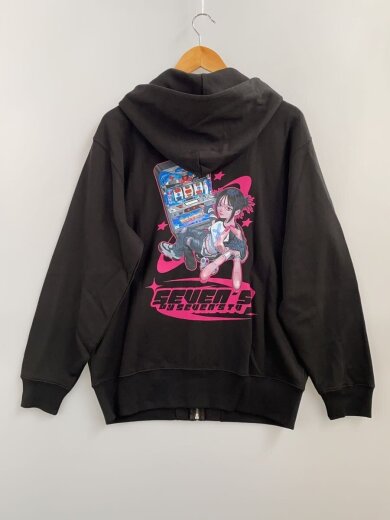 商品画像：スロヘラY2K/ジップパーカー/L/コットン/ブラック// 2