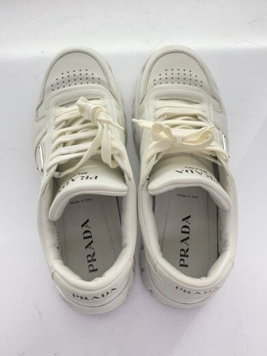 商品画像：トライアングルロゴプレート/US10.5/WHT/レザー/2EE378 3