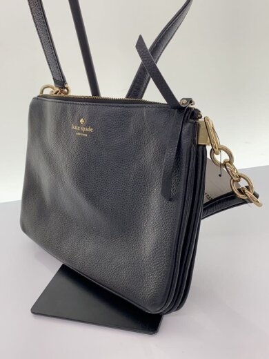 商品画像：ショルダーバッグ/レザー/BLK 2