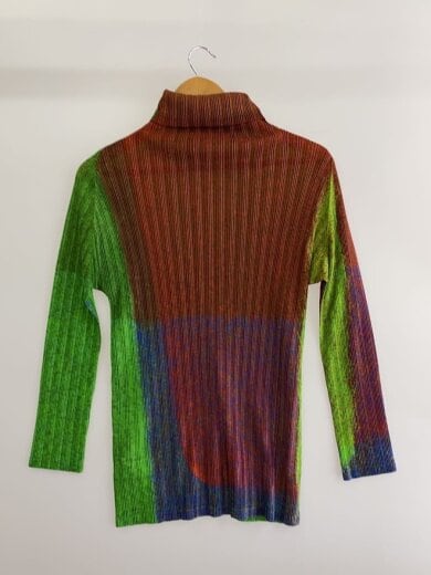 商品画像：ハイネックトップ/--/ポリエステル/マルチカラー/PP23FK332/3 2