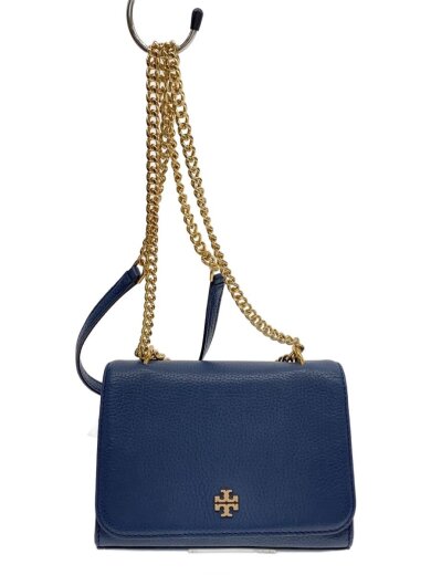 商品画像：チェーンショルダーバッグ/レザー/NVY/10009171 1