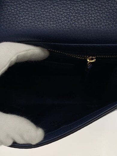 商品画像：チェーンショルダーバッグ/レザー/NVY/10009171 6