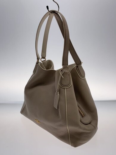 商品画像：ショルダーバッグ/レザー/GRY/無地/35926 2