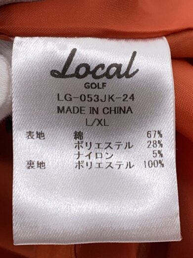 商品画像：コーチジャケット/XL/コットン/ORN/LG-053JK-24 4
