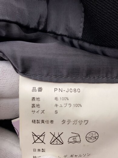 商品画像：テーラードジャケット/S/ウール/BLK/PN-J080 4