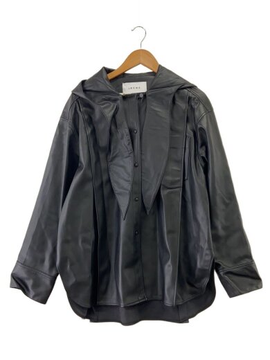 商品画像：レザージャケット・ブルゾン/36/フェイクレザー/BLK/22A83006 1