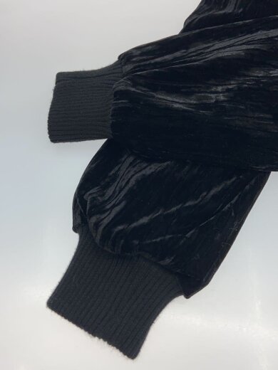 商品画像：ベロアジャケット/S/ポリエステル/BLK// 5