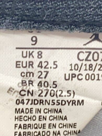 商品画像：AIR JORDAN 1 RETRO LOW OG_エア ジョーダン 1 LOW OG/27cm/GRY// 5
