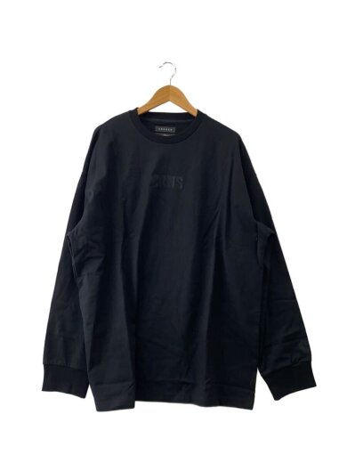 商品画像：長袖Tシャツ/XXL/コットン/BLK/無地/C01-LS-2503// 1