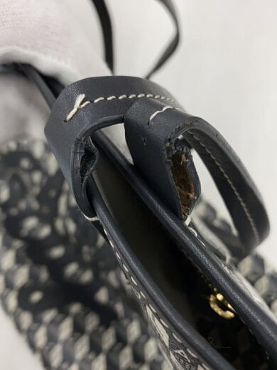 商品画像：持ち手、持ち手付け根剥がれ有/トートバッグ/内側汚れ有 8