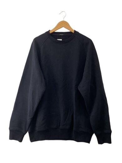 商品画像：スウェット/コットン裏毛クルーネック/25SS/4/コットン/BLK/B01-05002// 1