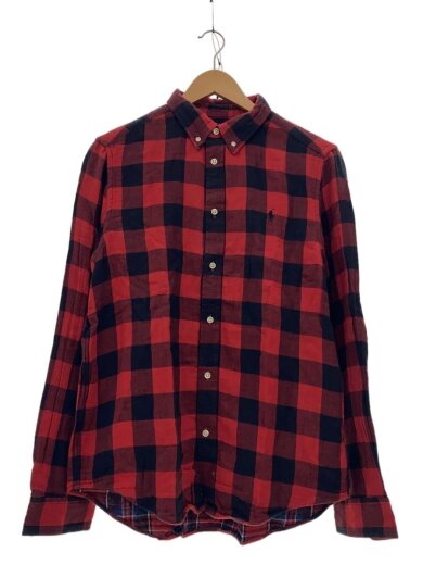 商品画像：ネルシャツ/XL/コットン/RED/チェック 1