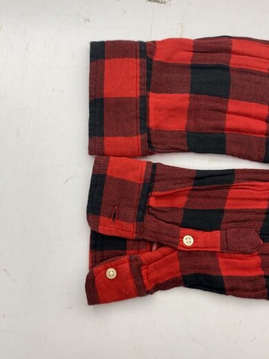 商品画像：ネルシャツ/XL/コットン/RED/チェック 5