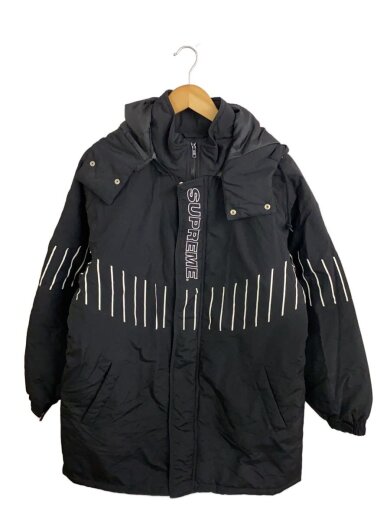 商品画像：19AW/Pinstripe Panel Sports Parka/ジャケット/M/ナイロン/BLK/無地// 1