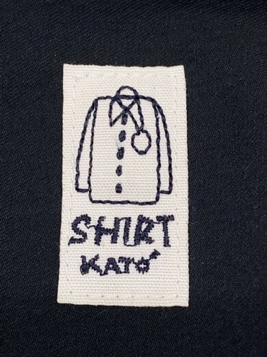 商品画像：皆勤ロング半袖シャツ/L/コットン/NVY/KS2112601-201021 3