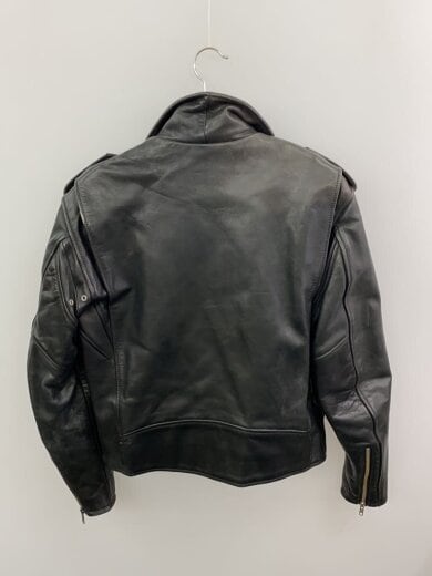 商品画像：ダブルライダースジャケット/M/レザー/BLK/40180 2