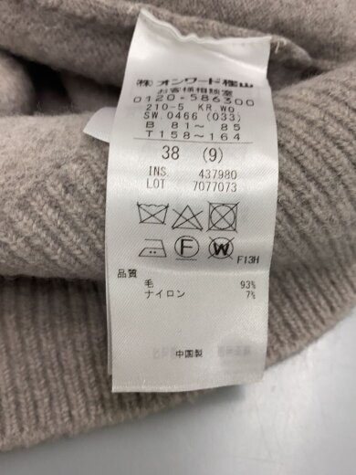 商品画像：ニット・セーター(厚手)/38/ウール/210-5 4