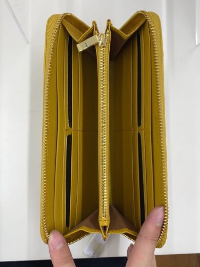 商品画像：長財布/レザー/YLW/レディース 4